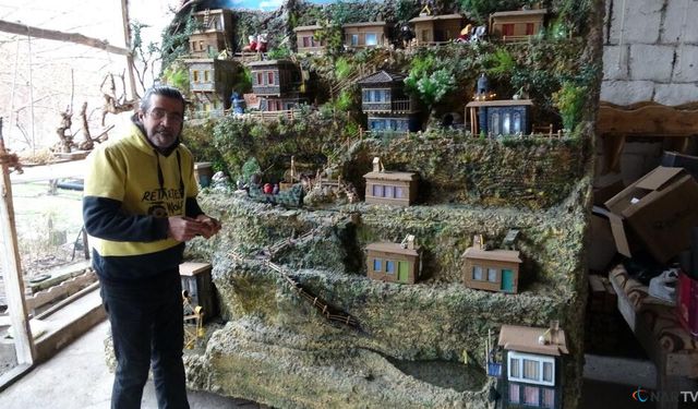 Oğluna yaptığı oyuncak 15 yıllık sanat yolculuğuna dönüştü