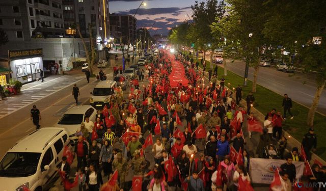 Kahramanmaraş'ta 19 Mayıs Coşkusu.