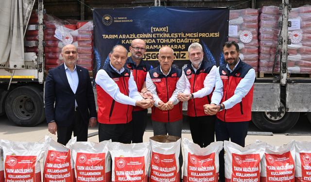 Üreticiye Can Suyu; 47 Ton Soya Tohumu Dağıtıldı