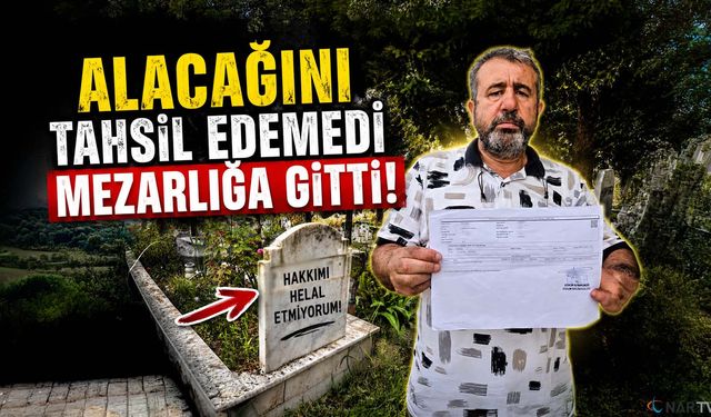 Kiracıya ulaşamadı, Derdini babasının mezarına anlattı.