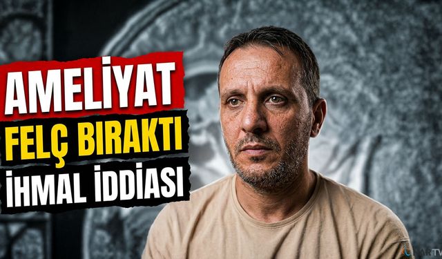 Yürüyerek girdiği hastaneden felçli çıktı