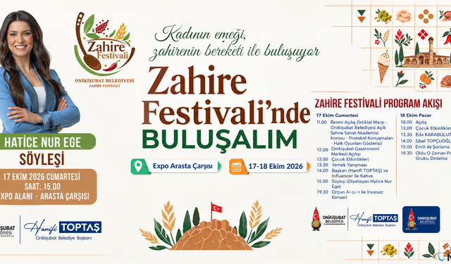 Kahramanmaraş'ta Zahire Festivali Heyecanı