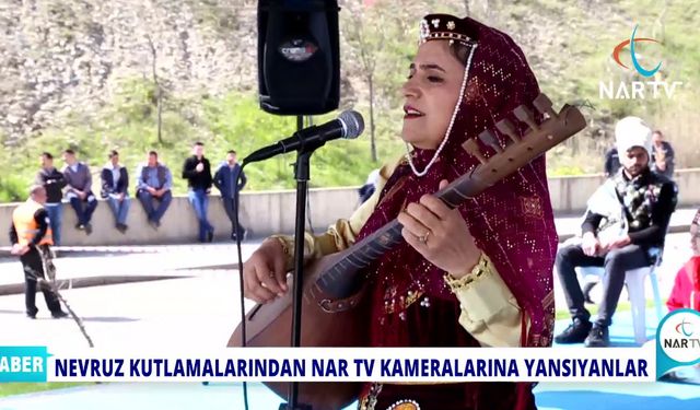 KAHRAMANMARAŞ'TAKİ NEVRUZ KUTLAMALARINDAN NAR TV KAMERALARINA YANSIYANLAR