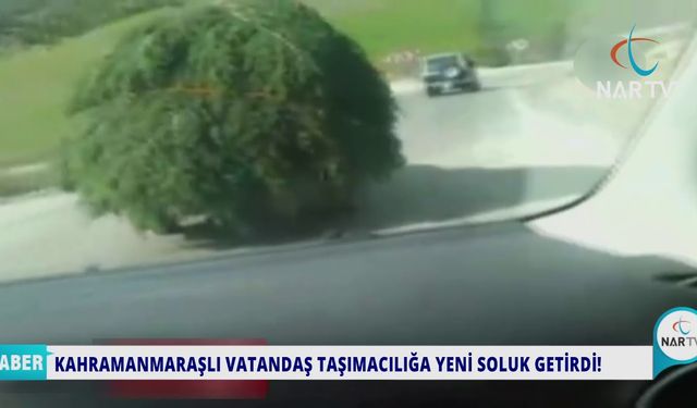 KAHRAMANMARAŞLI VATANDAŞ TAŞIMACILIĞA YENİ SOLUK GETİRDİ!