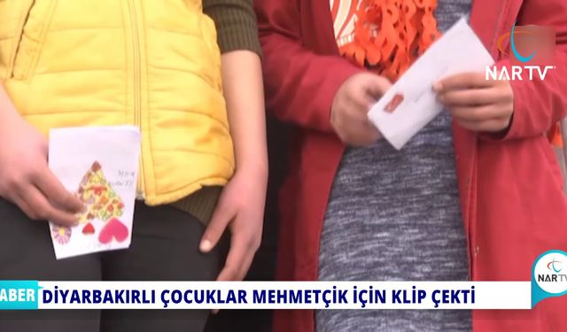 DİYARBAKIRLI ÇOCUKLAR MEHMETÇİK İÇİN KLİP ÇEKTİ