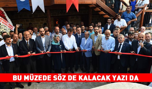 BU MÜZEDE SÖZ DE KALACAK YAZI DA