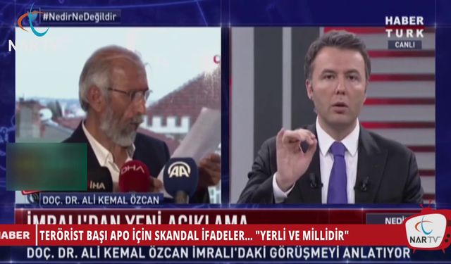 TERÖRİST BAŞI APO İÇİN SKANDAL İFADELER... "YERLİ VE MİLLİDİR"