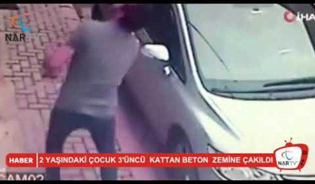 2 yaşındaki çocuk 3’üncü kattan beton zemine çakıldı