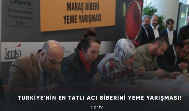 TÜRKİYE'NİN EN TATLI ACI BİBERİNİ YEME YARIŞMASI!