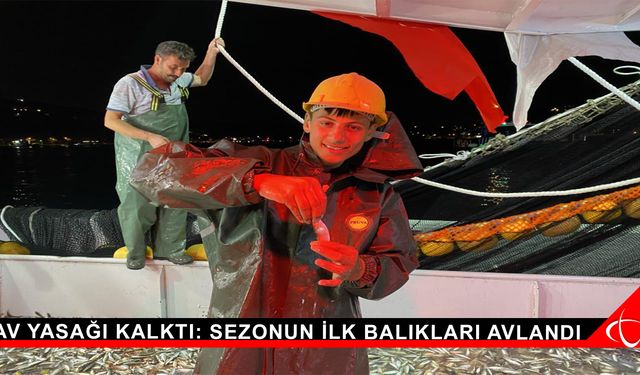 Av yasağı kalktı: Sezonun ilk balıkları avlandı.