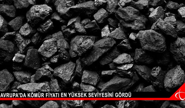 Avrupa'da kömür fiyatı en yüksek seviyesini gördü