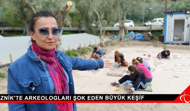 İznik'te arkeologları şok eden büyük keşif