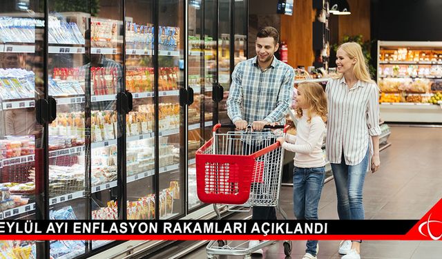 Eylül ayı enflasyon rakamları açıklandı