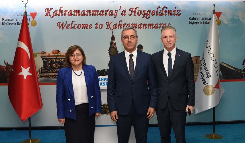 Başkan Güngör, Gaziantep Valisi Gül ve GBB Başkanı Şahin’i Ağırladı