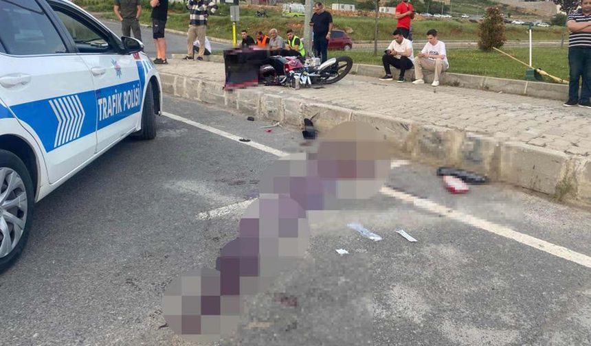 Maraş’ta motosiklet ve otomobil kazası
