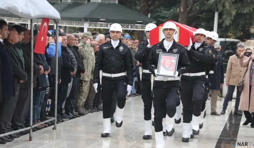 Şehit Polis Memuru Son Yolculuğuna Uğurlandı