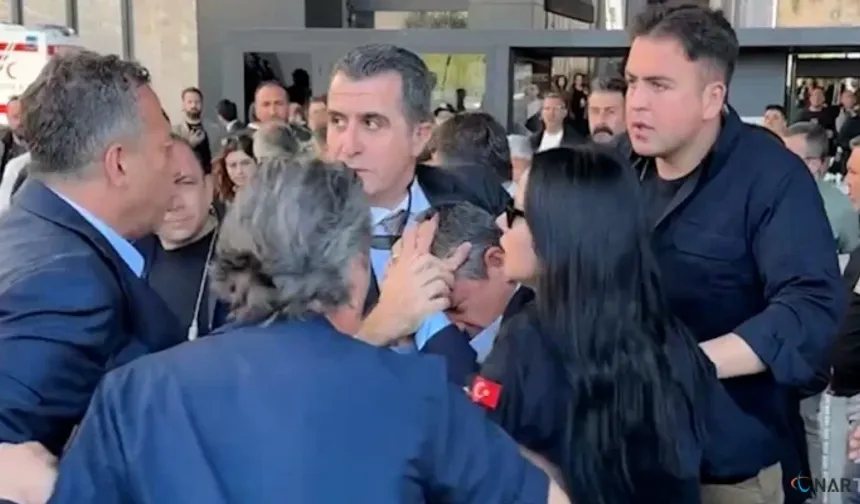 Sırrı Süreyya Önder'in cenazesinde Özgür Özel'e saldırı.