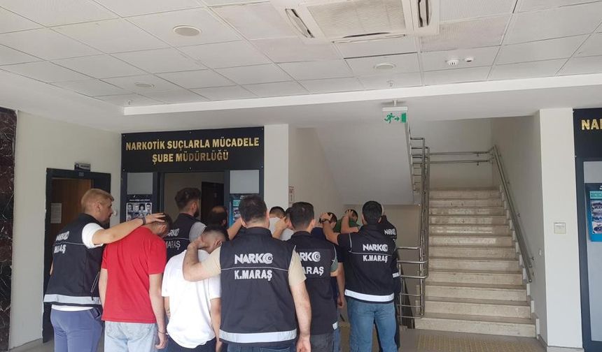 Kahramanmaraş'ta Uyuşturucu operasyonu.