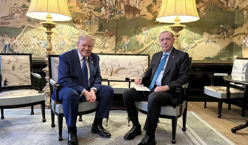 Erdoğan ve Trump’tan ticaret ve barış mesajı.