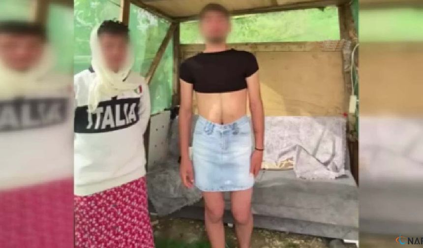Hırsızlık yapan şahıslara böyle kadın kıyafeti giydirdiler!