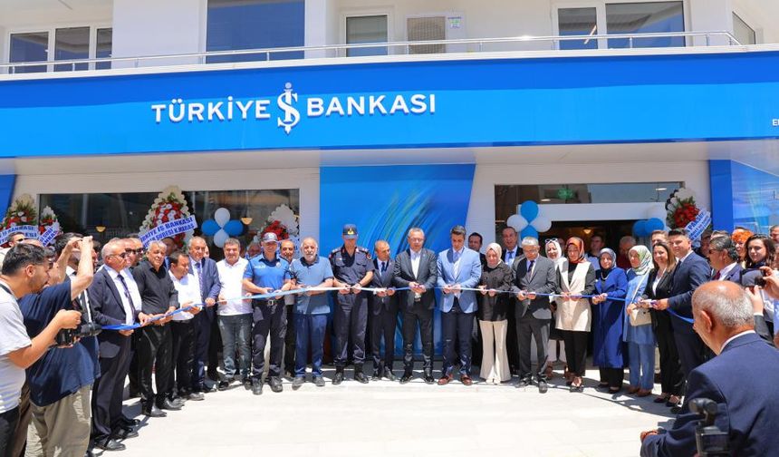 İş Bankası Elbistan’da Tarım İhtisas Şubesi Açtı.
