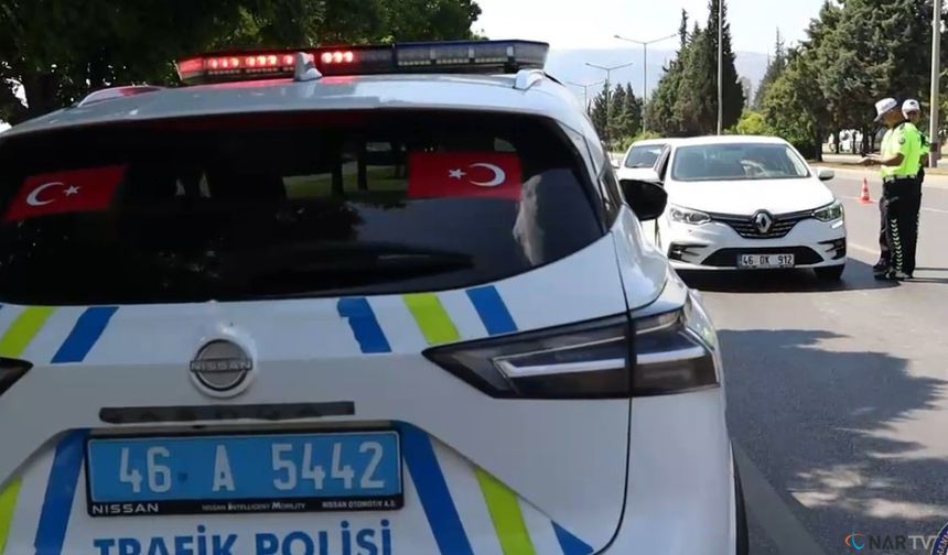 Kahramanmaraş'ta trafik denetimleri sıklaştırıldı.