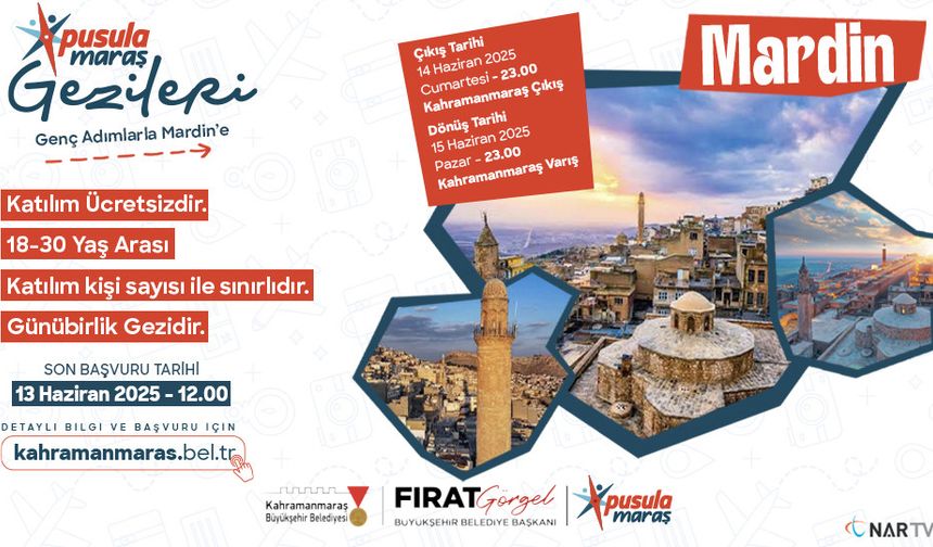 Büyükşehir’in “Pusula Maraş Gezileri” Mardin Turuyla Başlıyor!