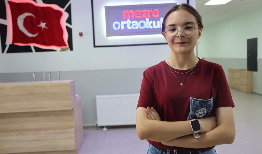 Tam puan alacağım dedi Zümra Keklik LGS’de Türkiye birincisi oldu.