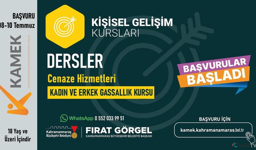 Kahramanmaraş'ta gassallık eğitimi başlıyor.