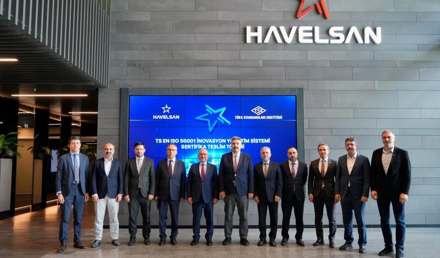 HAVELSAN, inovasyon yönetiminde bir ilke imza attı.