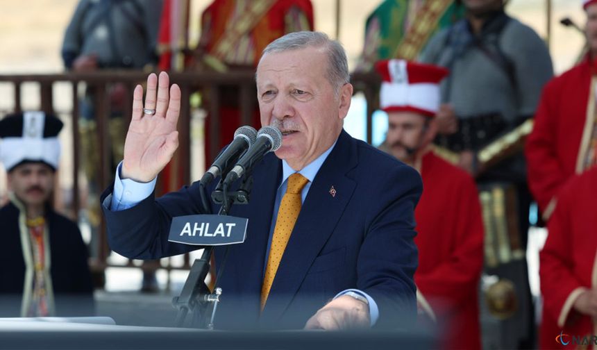 Cumhurbaşkanı Erdoğan: "Ahlat Kızılelma’nın anahtarıdır"