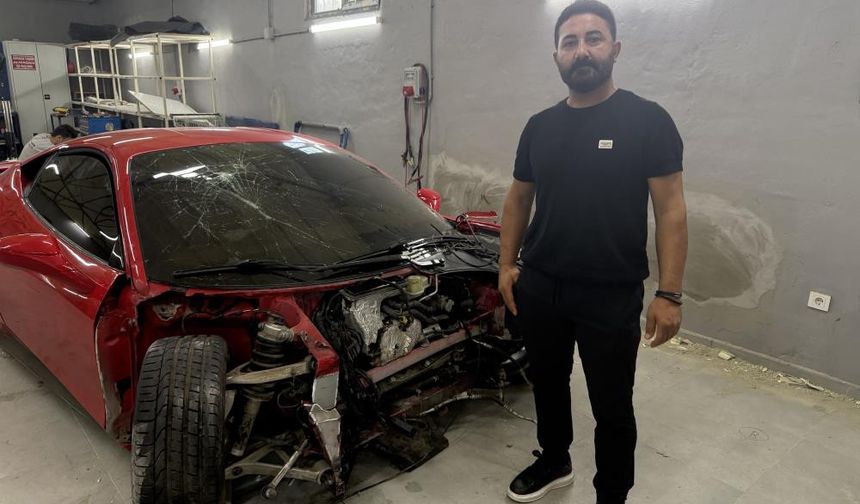 17 milyon TL’lik Ferrari kazası yaptı, yaşananları anlattı.