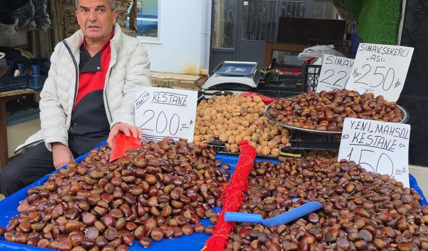 Simav kestanesi kış aylarının gözdesi.
