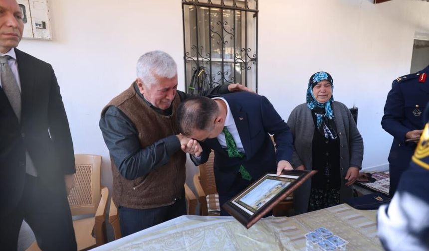 Şehit Kuran’ın ailesine şehadet belgesi verildi