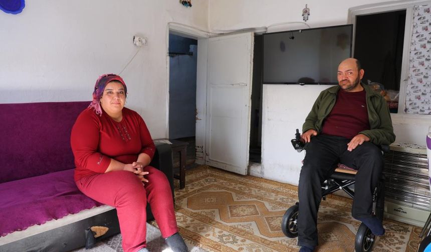 Engelli çiftin yaşam mücadelesi