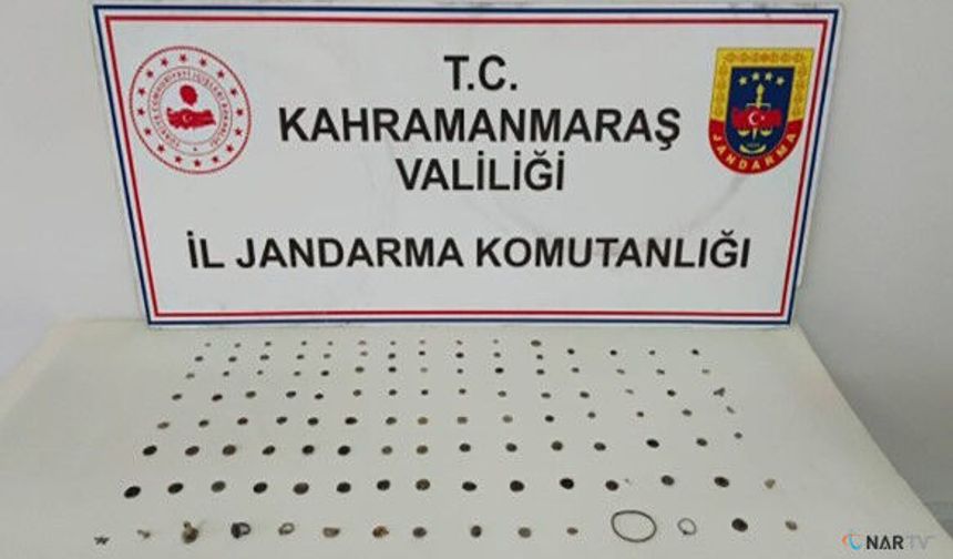 Kahramanmaraş'ta kaçak kazı operasyonu.