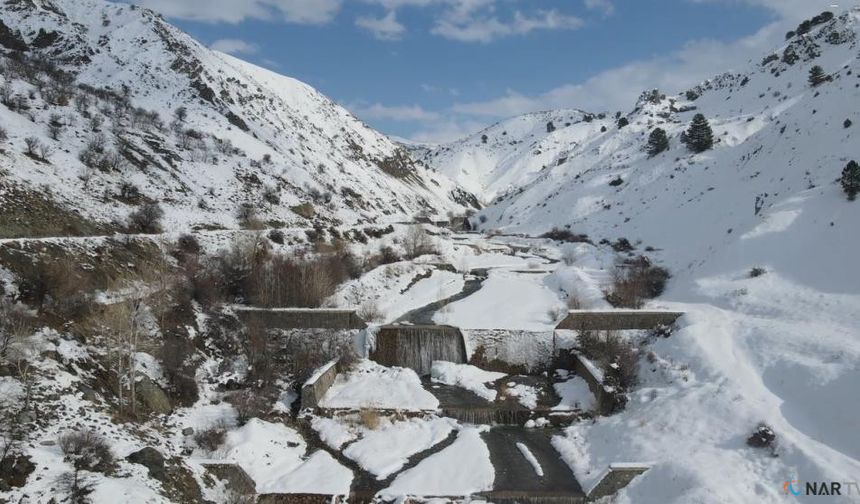 Zemheri bitti, Erzincan’da dereler yeniden akmaya başladı