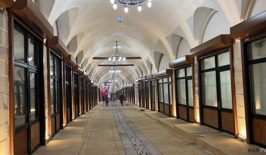 Kahramanmaraş'ta 526 yıllık Tarihi Çarşı'da 140 iş yerinin restorasyonu tamamlandı