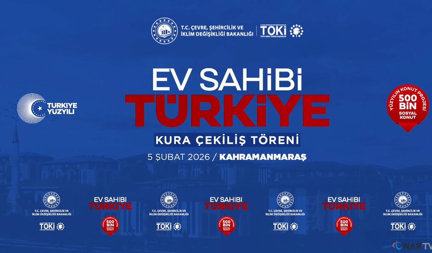 Kahramanmaraş Toki Sosyal Konut Kurası çekim CANLI YAYIN