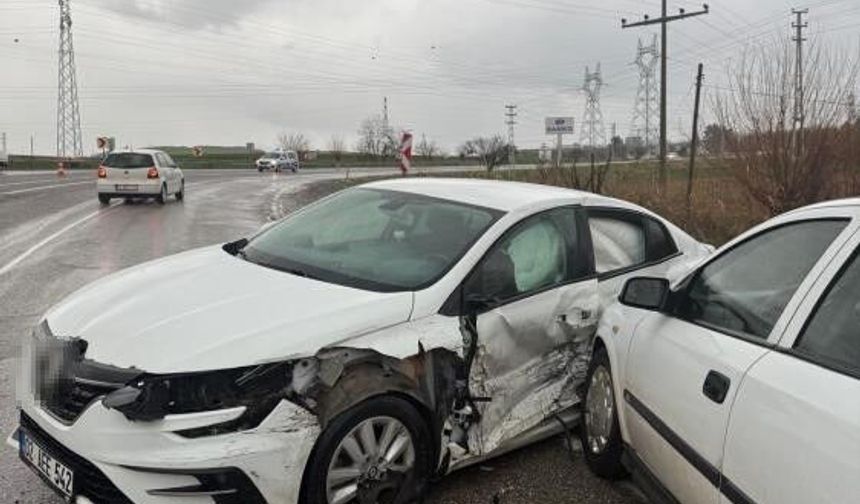 Adıyaman'da zincirleme kaza kamerada