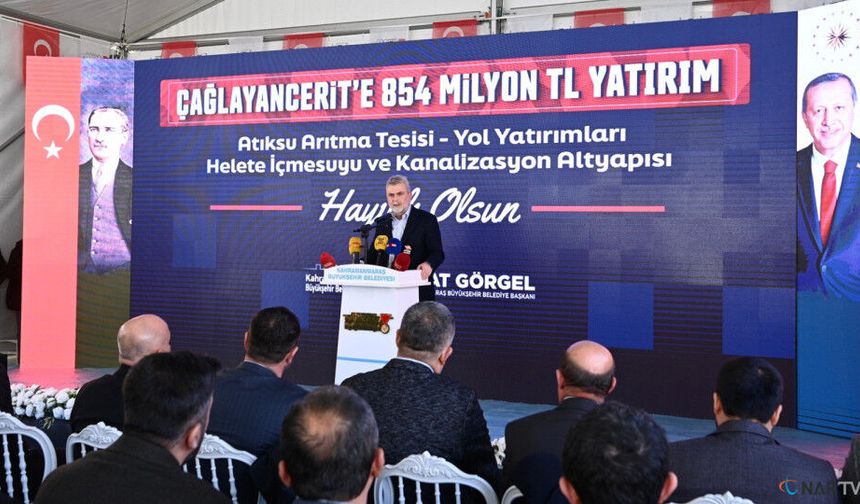 Başkan Görgel, "Çağlayancerit’imize 854 Milyonluk Yatırım"