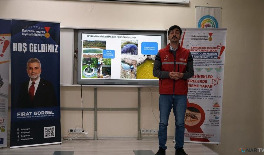 Büyükşehir'den okullarda vektörle mücadele eğitimi