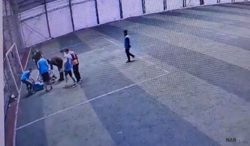 Halı sahada yürek yakan ölüm