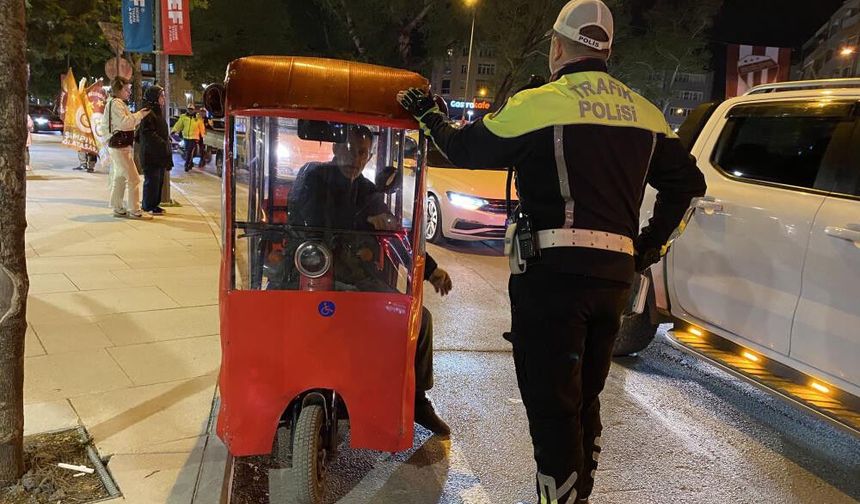 Alkollü araç kullanan sürücüye toplam 92 bin 500 lira ceza