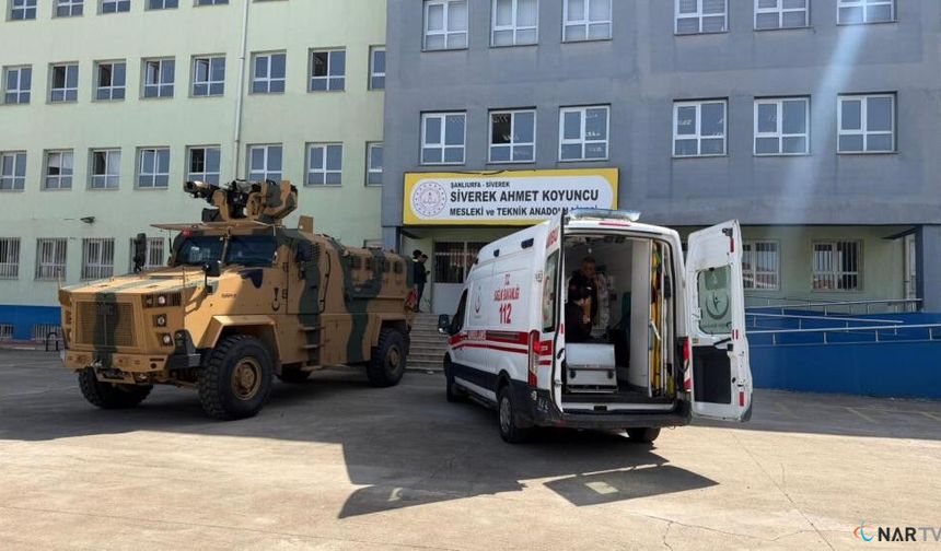 Şanlıurfa'da lisede silahlı saldırı: Yaralılar var
