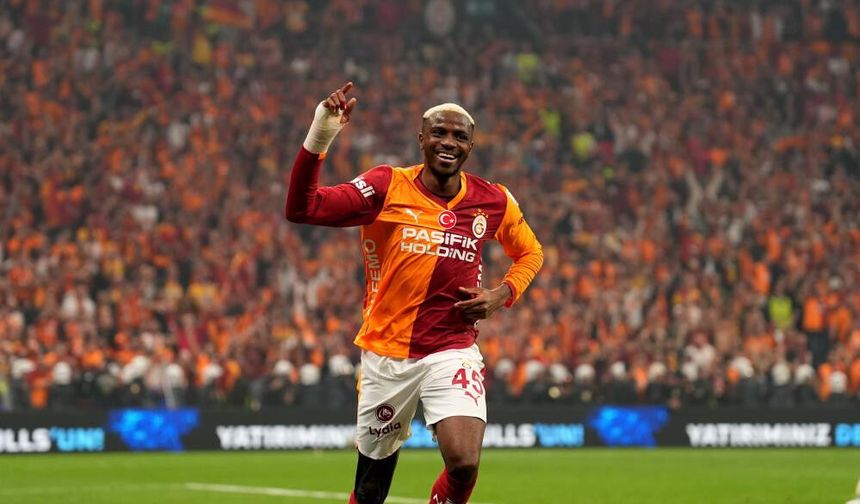 Victor Osimhen: "Bu maçta antrenmanlardakinden daha az yorulduk"