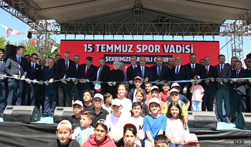 Şehrin İlk Spor Vadisi Görkemli Törenle Açıldı.