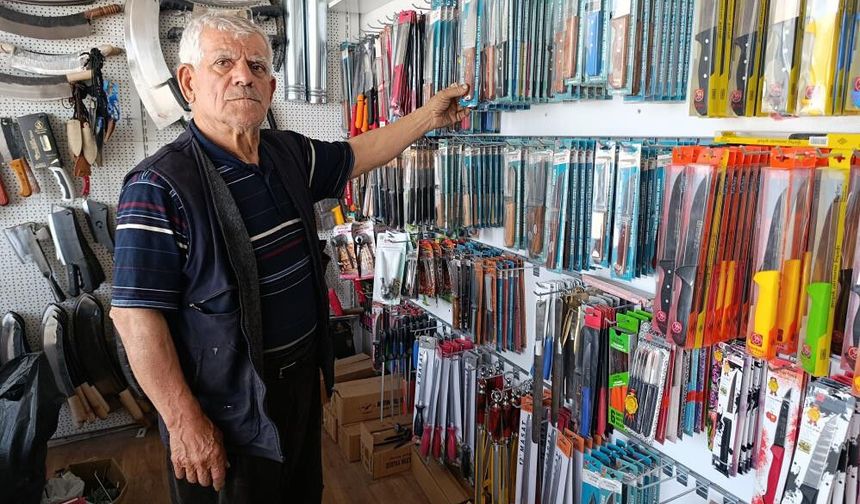 Tescilli Kahramanmaraş bıçakları bayrama hazırlanıyor