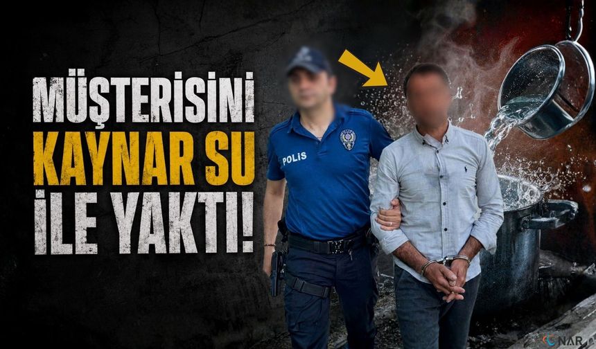 Araç tamirinde fazla para kavgasında müşterisini yaktı.