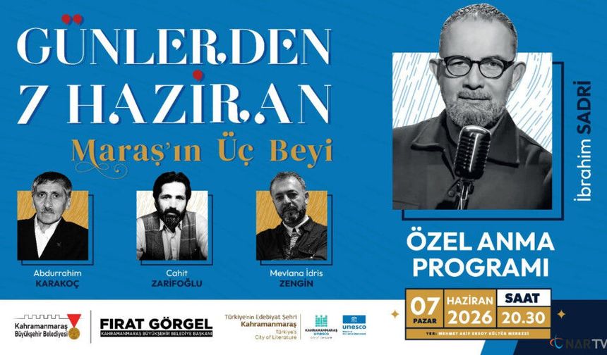“Maraş’ın Üç Beyi” Eşsiz Mirası ile Anılacak